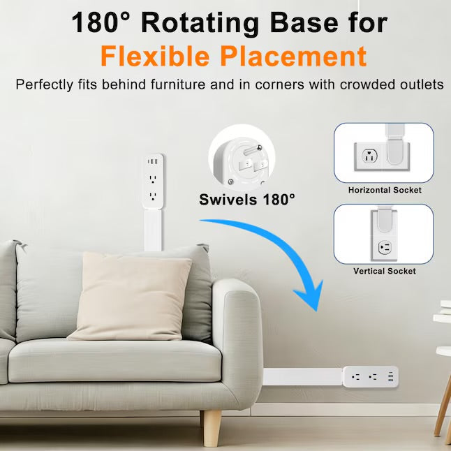 Hidden Sofa & Bed Power Extension Hub