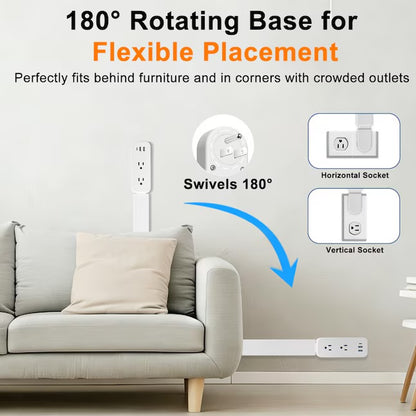 Hidden Sofa & Bed Power Extension Hub