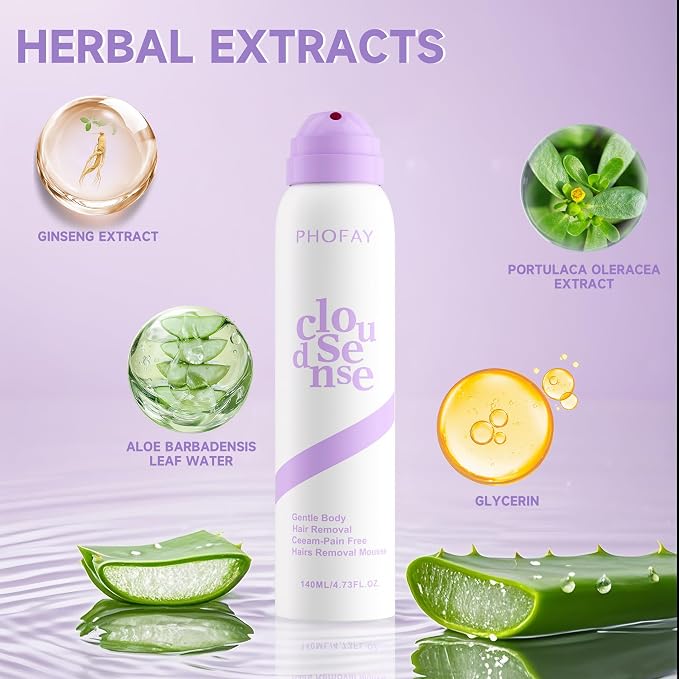 Cloud Sense Gentle Hair Removal Spray